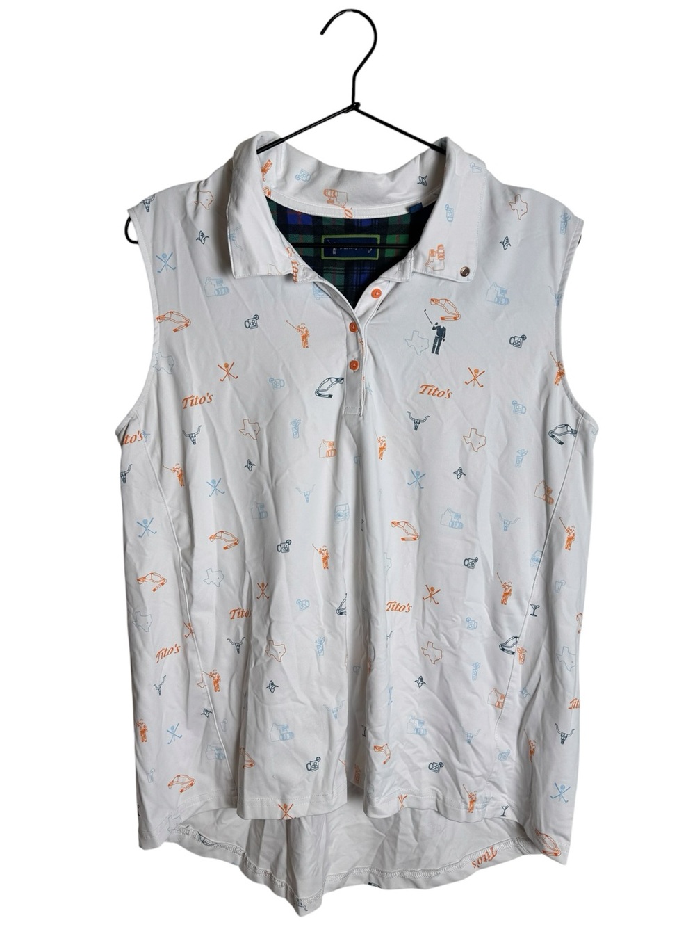William Murray x Tito’s Vodka Texas Icons Sleeveless Golf Polo